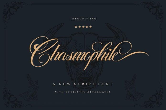Chasmophile Decorative Script Font