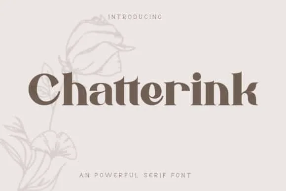 Chatterink Font Chatterink Font
