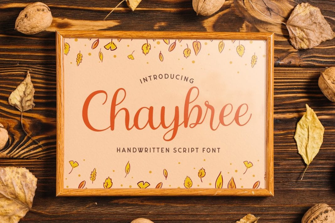 Chaybree - Handwritten Font