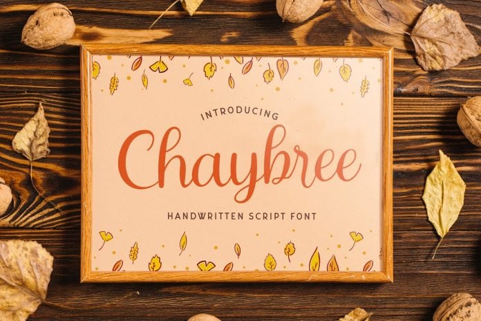 Chaybree - Handwritten Font