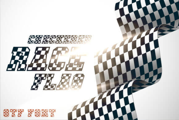 Checkered Race Font