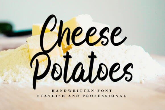 Cheese Potatoes Font