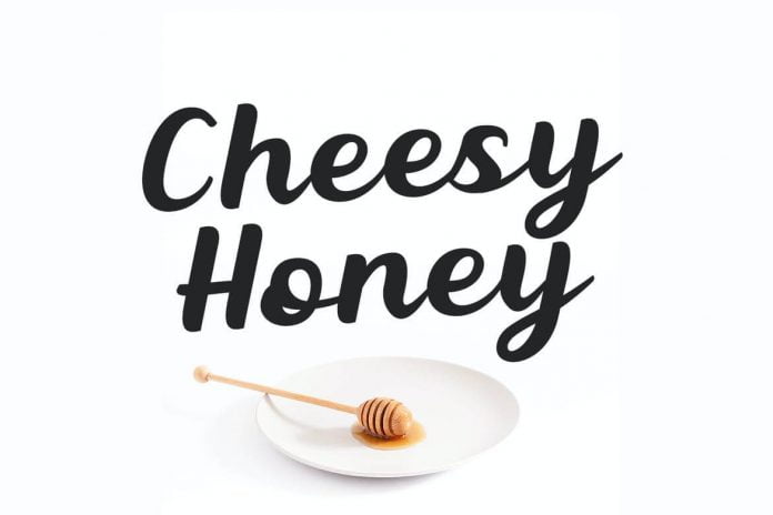 Cheesy Honey - Food Script Font