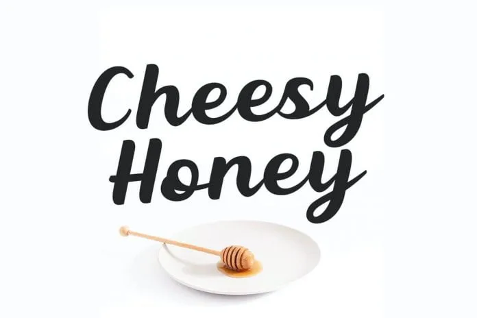 Cheesy Honey - Food Script Font