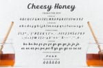 Cheesy Honey - Food Script Font