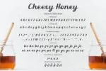 Cheesy Honey - Food Script Font