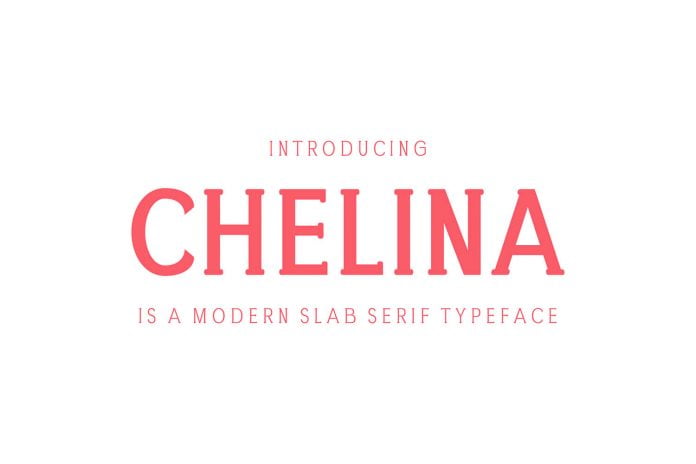 Chelina Slab Serif Font Family