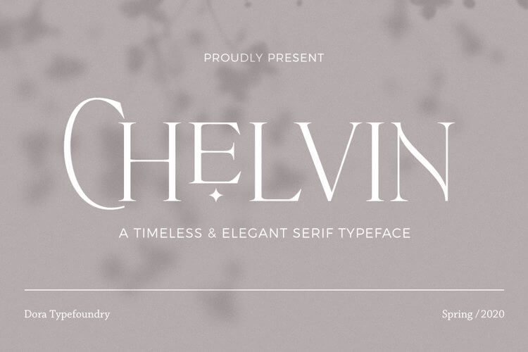 Chelvin Serif Font