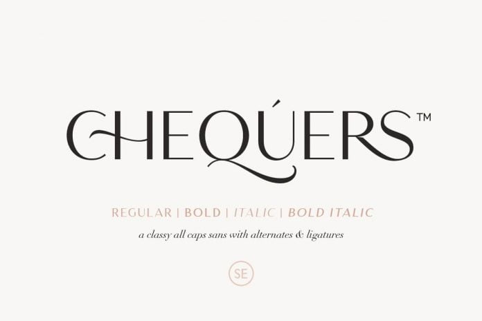 Chequers - Modern Sans Serif Font