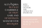 Chequers - Modern Sans Serif Font