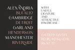 Chequers - Modern Sans Serif Font
