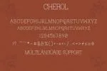 Cherol Font