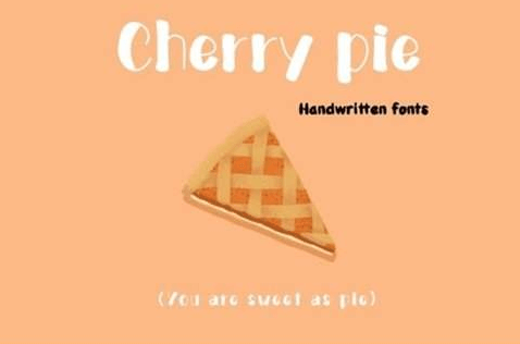 Cherry Pie Font