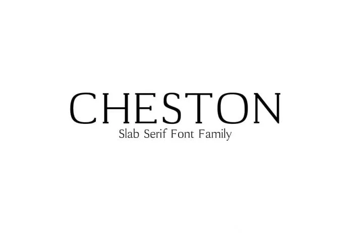 Cheston Slab Serif Font