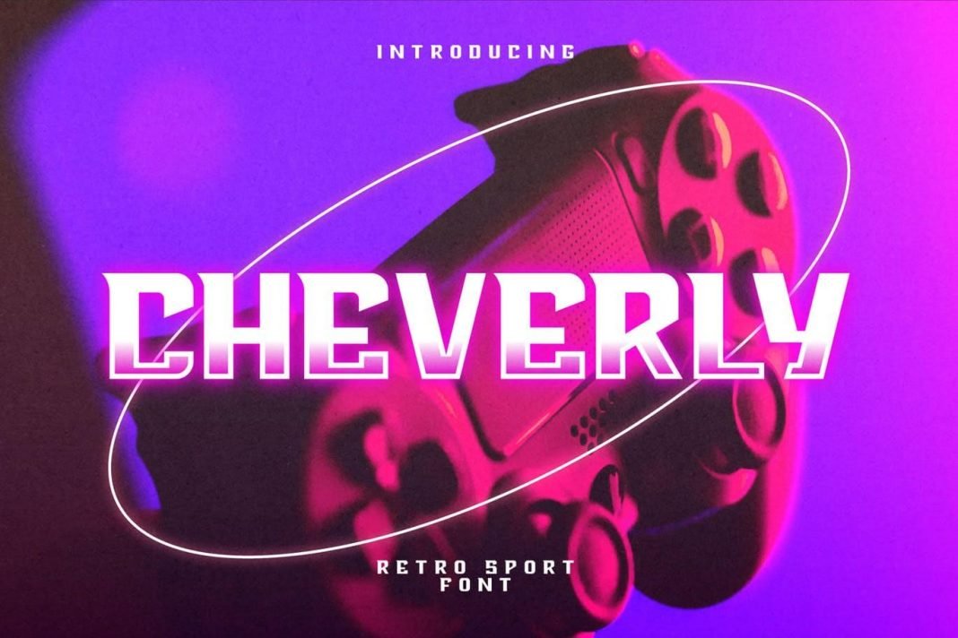 Cheverly - Sport Retro Font
