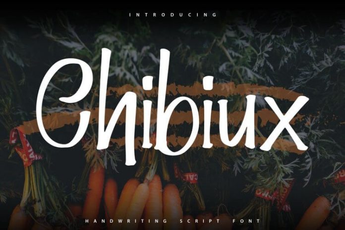Chibiux Handwriting Script Font