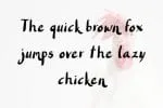 Chicken Pickle - Brush Font