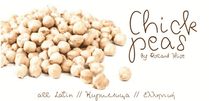 Chickpeas Font