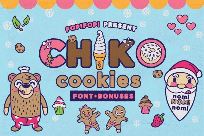 Chiko Cookies Typeface Font Chiko Cookies Typeface Font