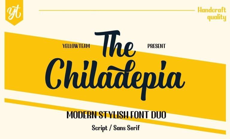 Chiladepia – Font Duo Free Download