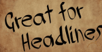 Chisel Brush Font