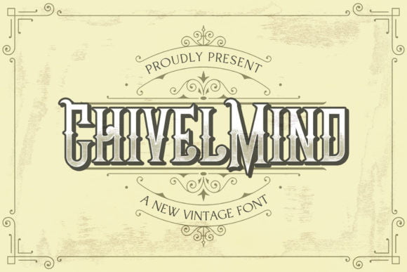 Chivel Mind - Vintage Font