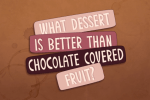 Chocolate Dipped Strawberry Font