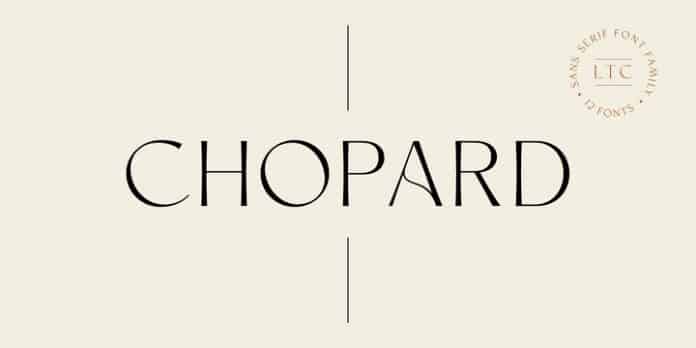 Chopard Font