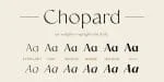 Chopard Font