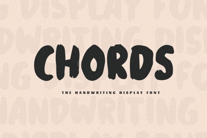 Chords - The Handwriting Display Font