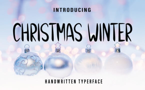 Chrismast Winter Font