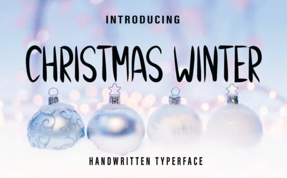 Chrismast Winter Font