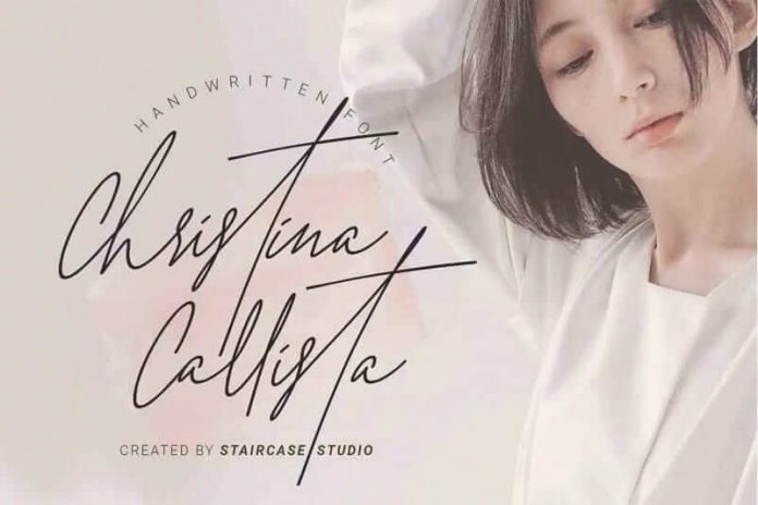 Christina Callista - Handwritten Font
