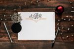 Christmas Colors Monogram Font