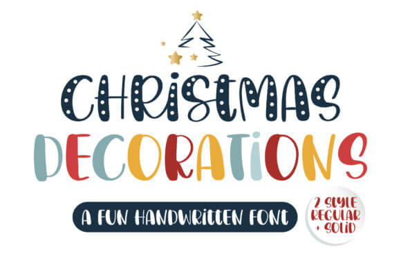 Christmas Decorations Font