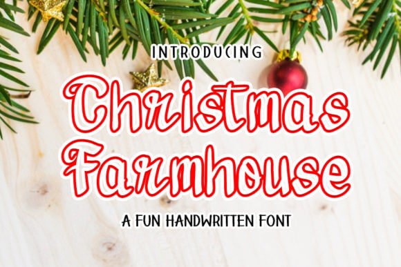 Christmas Farmhouse Font