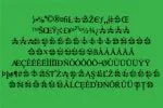 Christmas Floral Font