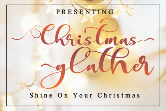 Christmas Glather Font