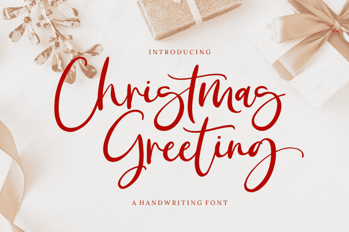 Christmas Greeting Font