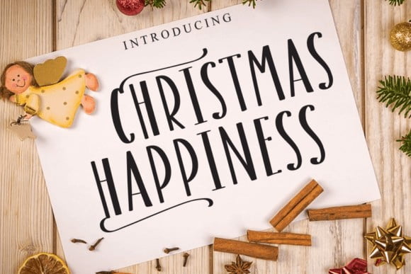 Christmas Happiness Font