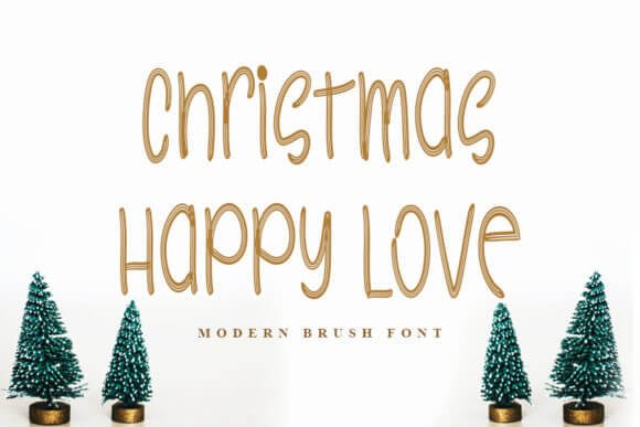 Christmas Happy Love Font