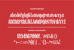 Christmas Hat Font