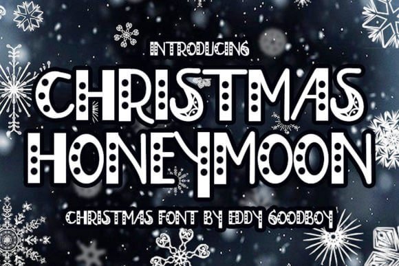 Christmas Honeymoon Font