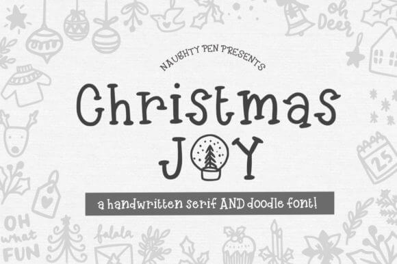 Christmas Joy Font