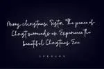 Christmas Letter Font