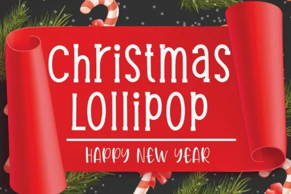 Christmas Light Font