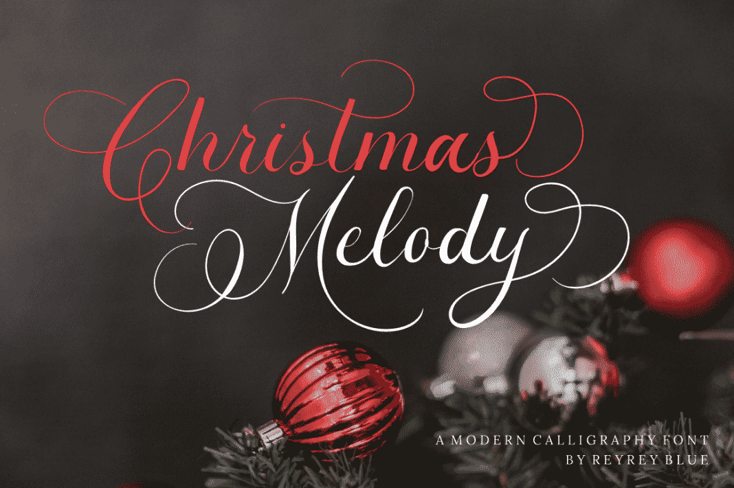 Christmas Melody Calligraphy Font