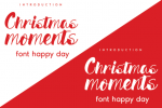Christmas Moments Font