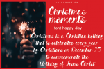 Christmas Moments Font