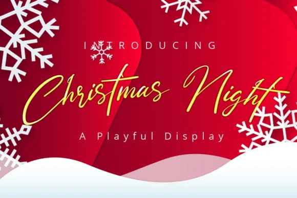Christmas Night Font